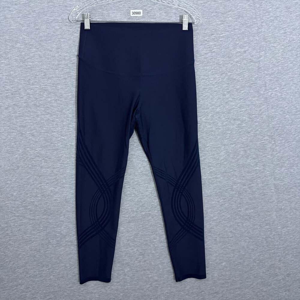 Fanka Women's Size Large Navy High Waisted Body Sculpt 23" Leggings
